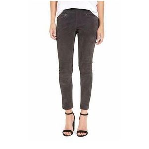 BLANKNYC Women's The Two Tone Skinny Classique Leggings Black & Charcoal Gray